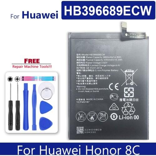 Mobile Phone Battery HB396689ECW/HB406689ECW For Huawei Honor 8C Honor8C Tracking Number