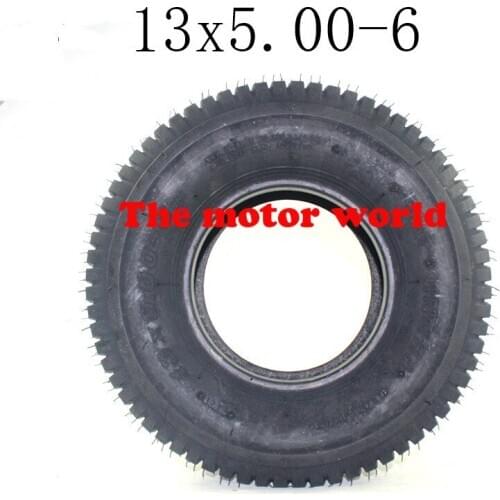 Free Shipping New 13x5.00-6 Inch Tubeless Tire for ATV QUAD Bike Gokart Scooter Mini Buggy Mower Snow Plow Motorcycles Part