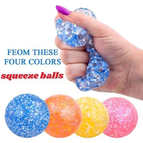 Decompress Vent Ball Foam Rebounded Slowly Toys Funny Tricky Game Slow Rebound Anti-stress Relief Pressure Ball Stress Relieve