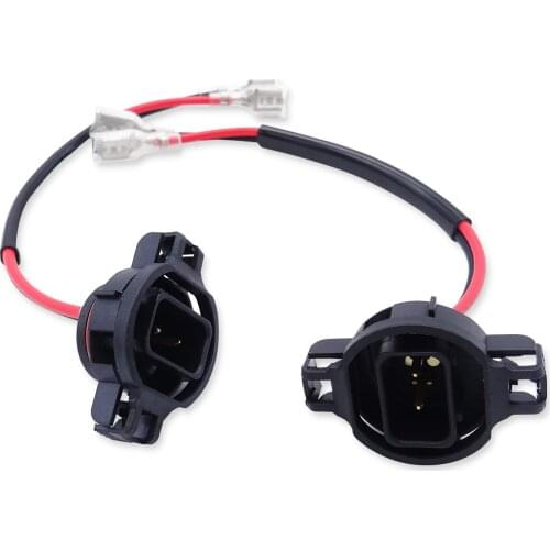 For 5202 9009 H16 PS24W Female Plug Male Adapter Fog Light Driving LED Nylon Heat Resistance Can Be Up To 1200 Fahrenheit