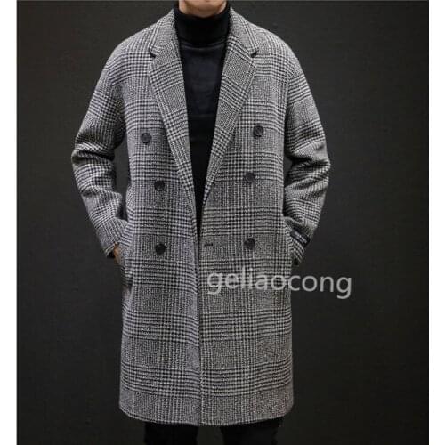 Custom Made Men Suit Jacket Long Coat Mens Business Blazers Jackets Formal Office Casual Slim Fit Wedding Party Dress Coat