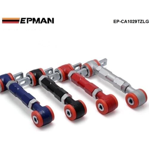 New High Quality RACING REAR ADJUSTABLE CAMBER ARMS KIT FOR 88-01 Honda CIVIC EP-CA1029TZLG
