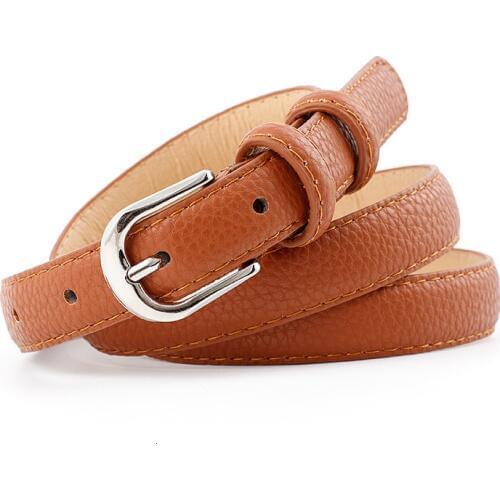 Fashion Women Belts PU Leather Metal Buckle Waist Belt For Woman Waistband