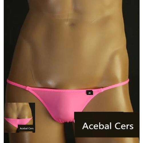 2019 Acebal Cers Gay Men Bikini Underwear, Sexy Mens Underwear Nylon Low Sleeve Elastic Underwear mens briefs M L XL XXL