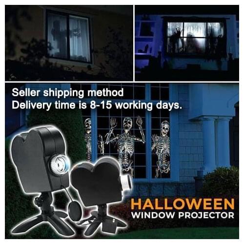 Window Wonderland projector for Halloween & Christmas Window Wonderland Display Laser DJ Stage Lamp Christmas Spotlights