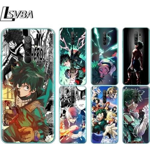 My Hero Academia Anime Silicone Cover For Xiaomi Redmi Note 9 9A 9AT 9C 9S Pro Max 9T 8T 8 7 6 5 Pro 5A 4X 4 Phone Case