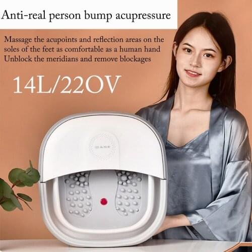 Folding Design Of Constant Temperature Heated Foot Bath Household Fully Automatic Health Bucket Smart Bubble Massage Barrel