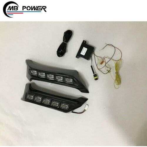 High quality G class W463 4*4 to B style front lip with LED lights For G class W463 car parts front bumper lip