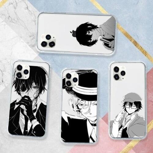 Bungo Stray Dog anime High quality Phone Case Transparent soft For iphone 5 5s 5c se 6 6s 7 8 11 12 plus mini x xs xr pro max