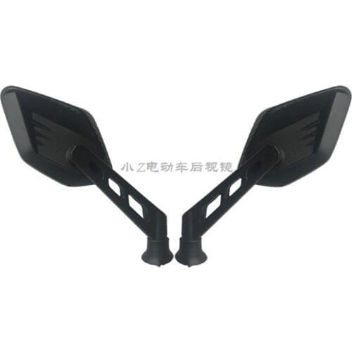 8mm 10mm balck motorcycle mirrors side rear view mirror scooter backup mirror universal motorcycle accessories for Yadea Aima
