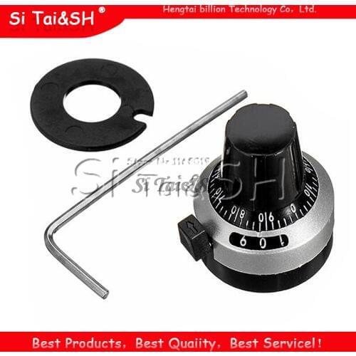 1PCS 3590S 6.35 mm precision scale knob potentiometer knob equipped with multi-turn potentiometer