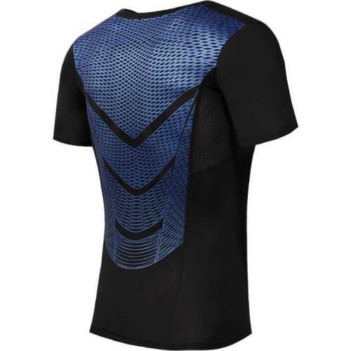 2017 Men Workout Gymming Shaper Top Tee Sporting Runs Yogaing Compress Fitness Beach Exercise T-shirts Clothing T Shirts UX32