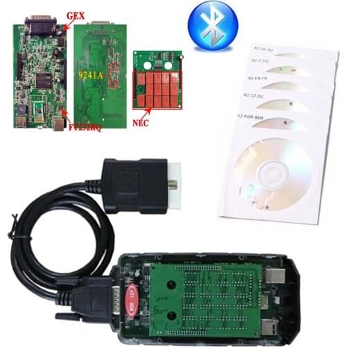 2021 WOW CDP with Bluetooth v5.008.R2/5.0012 2017 keygen VD DS150E CDP for delphis cars trucks OBD2 OBDII diagnostic tools LED