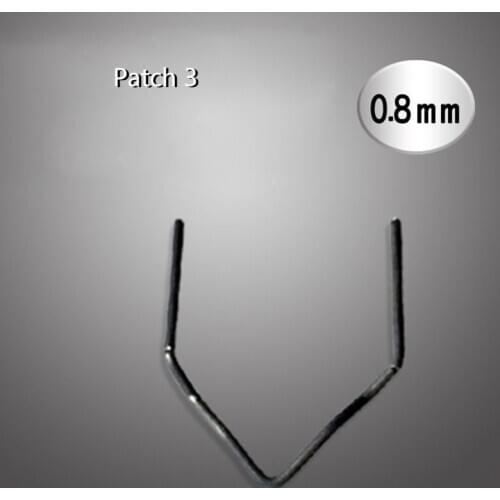 600Pcs 0.6/0.8mm Wave Flat Hot Staples For Plastic Stapler Repair Welder E7CA