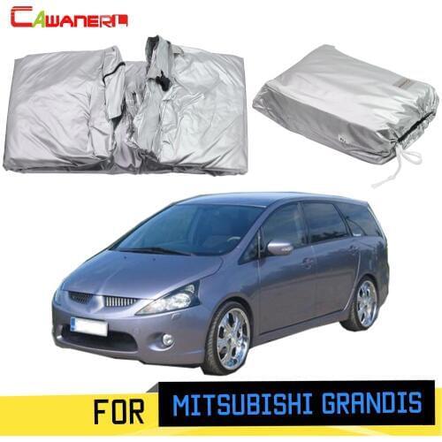 Cawanerl For Mitsubishi Grandis 2003–2011 Car Cover MPV Sun Shade Anti-UV Rain Snow Scratch Resistant Cover Windproof