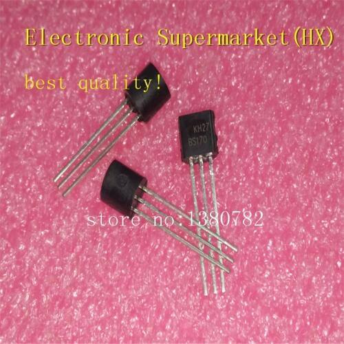 Free shipping 100pcs/lot BS170 TO-92 FETs MOSFET N-CH 60V 500MA