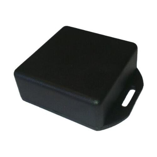 Black ABS Plastic Flanged Lid Project Box 50mm x 50mm x 20mm