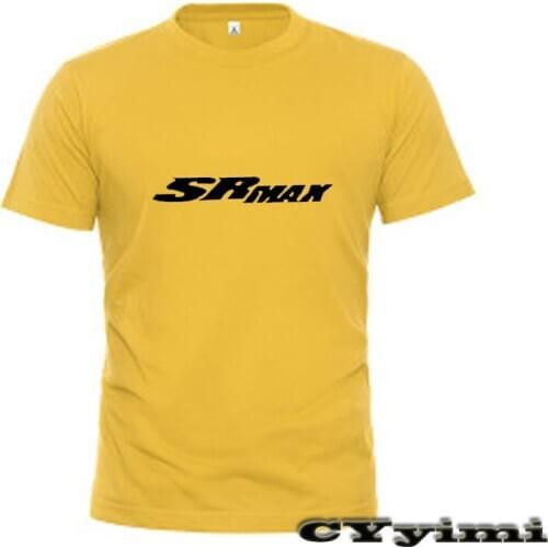 For Aprilia SRMAX 250 300 SRMAX250 SRMAX300 T Shirt Men New LOGO T-shirt 100% Cotton Summer Short Sleeve Round Neck Tees Male