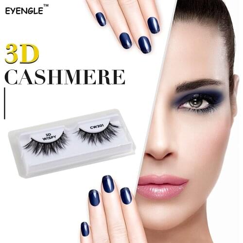 EYENGLE 3D CASHMERE-CW False Eyelashes Wispies Fluffy Eyes Lashes Soft Cils Artificial 10-20mm Make Up Eyelash Wispy Beauty Lash