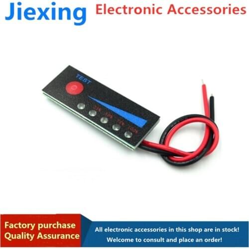 3.7V 2S/3S/4S lithium battery power indicator 12V car battery indicator board anti-reverse connection