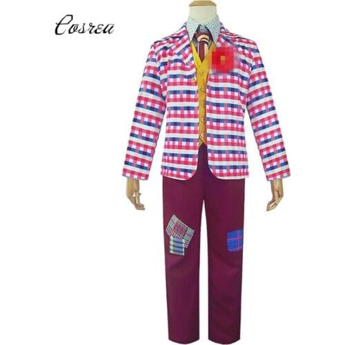 Joker Joaquin Phoenix Arthur Fleck The Dark Knight Rises Cospaly Costume The Joker Uniform Suit Halloween Men Outfit