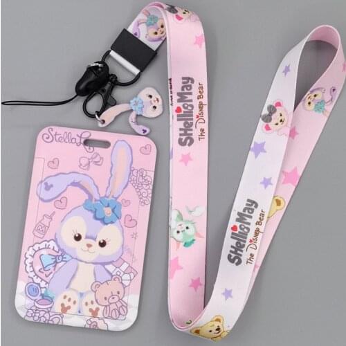 LT834 Rabbit Cute Lanyard for Key Neck Strap lanyard Card ID Badge Holder Key Chain Key Holder Hang Rope Keyrings Accessories