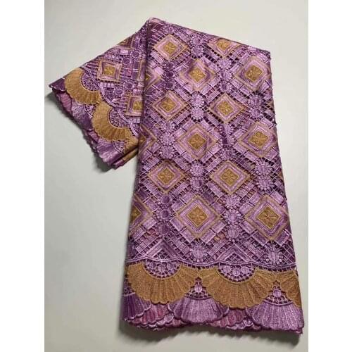 Milk Silk Lace Fabric 2021 Latest African Guipure Lace Embroiderey French Cord Lace Fabric High Quality Nigeria Lace Fabric 5Y