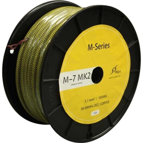 MPS M-7MK2 High-End 99.9999% OCC Copper Wire Power Cable Speaker Cable Hifi line Audio wire for DVD Amplifier