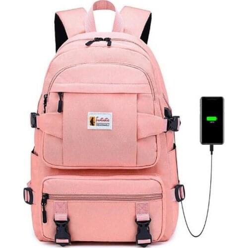 New Waterproof Backpacks Oxford Printed USB Travel Backpack Students School Bags for women fashion backpack teenagers schoolbag