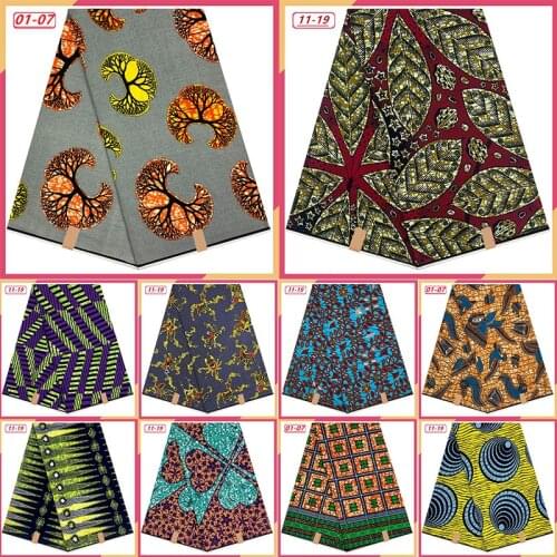 New Style African Print Wax Fabric For Party Dress Embroidery Fabric 100% cotton 2021 African Wax Fabric 67