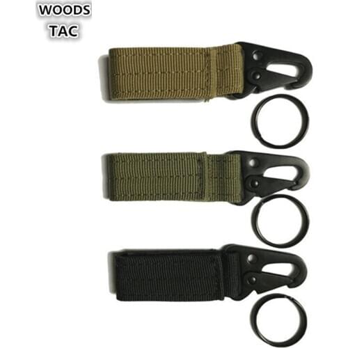 Outdoor 360 Degree Rotation Military Tactical Belt Plastic Hanging Carabiner Outdoor Ribbon Buckle Camp Hunt HIking Tool Hanger