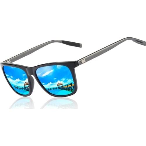 ZXWLYXGX Vintage Aluminum Polarized Sunglasses Men Classic Brand Sun glasses Coating Lens Driving Eyewear For Men/Women