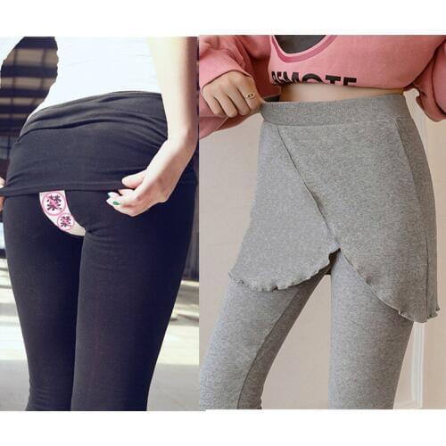 Outdoor Sex Pants Womens Clothes One Piece Skirt Cotton Leggings For Women Hidden Zipper Trousers Female Sexual Pants Outdoors