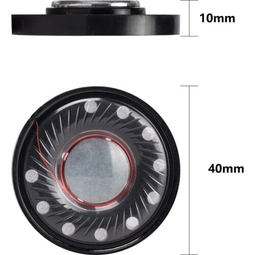 10 pcs 40mm Headset Driver For qc15 qc25 qc35 qc3 AE2 OE2 Over Earphone Diy 32ohm Headphone Repair Parts Deep Bass Neodymium