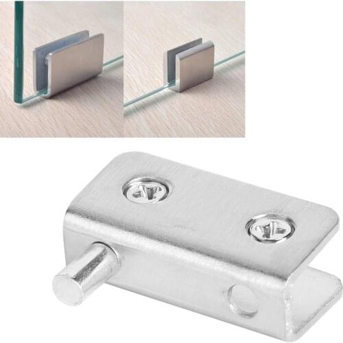 10Pcs Stainless Steel Glass Clamp Bracket Fixing Clip Home Hardware Accessories Glass Bracket