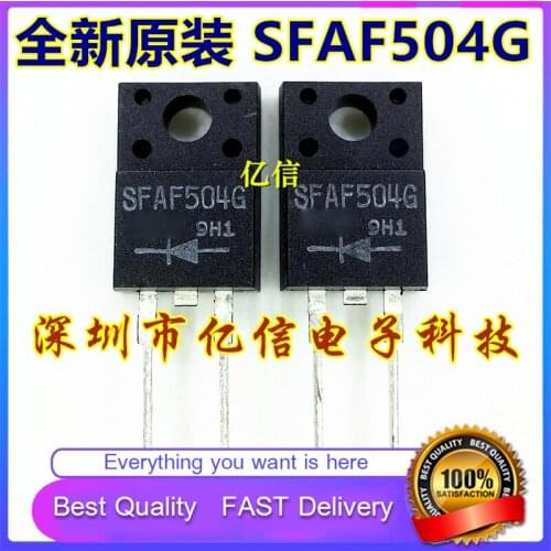 10Pcs/Lot New Original SFAF504G 5A400V FAST RECOVERY Diode TO220F Good Quality
