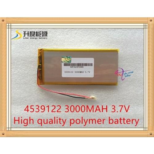 100% original genuine 3.7V 4539122 3000MAH Btablet computer battery polymer batteries mobile power built-in lithium batteries