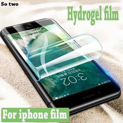 3Pcs Screen Protector Hydrogel Film For iphone 7 6 6s 8 Plus 11 Soft Protective Film For iphone X XR XS Max 11 pro max Not Glass