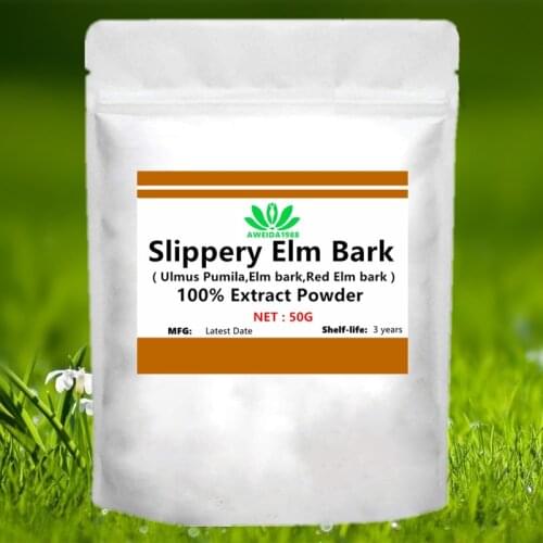 50-1000g Slippery Elm Bark Extract Powder,Ulmus Pumila,Elm bark extract;Red elm bark extract,Help Soothe The Throat and Coughing