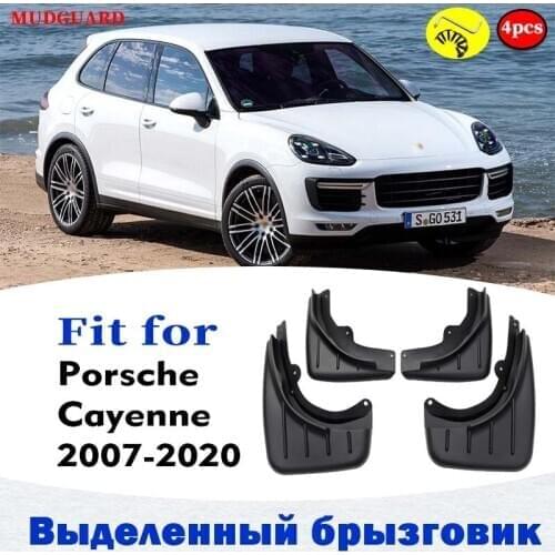 Car Mudflaps FOR Porsche Cayenne Mudguard Fenders Mud Flap Guard Splash Mudguards Fender car accessories auto styline Front Rear