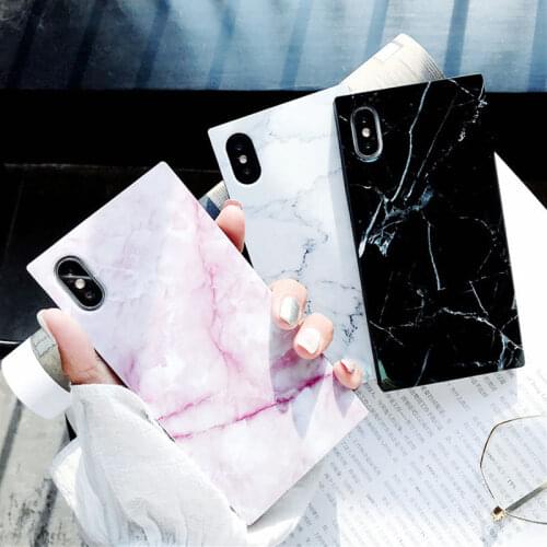 Marble Texture Pattern Phone Cases For iPhone 8 Plus Glossy Soft TPU Silicone Case For iPhone X 8 7 6S 6 Plus Back Cover Coque