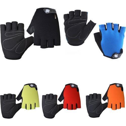 Breathable Lycra Bicycle Glove Half Finger Anti-sweat Mountain Bike Mittens Off Road MTB Sport Riding Cycling Glove Men Women
