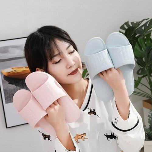 EVA slippers female bath non-slip soft sole home mens slippers couple home slippers mens shoes house slippers men