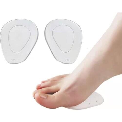 Gel Silicone Forefoot Pad Insoles Shoe Inserts Massager Anti-slip Half Pad for High Heels Woman Sandals Shoes Accessories