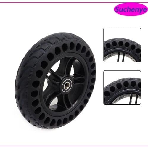 200x50 Through Hole Solid Plastic Wheel 8 inch Electric Skateboard Wheel For Kugoo S1 S2 S3 C3 MINI Electric Bike Chair Car