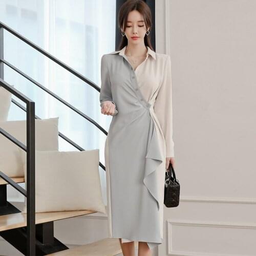 MingJieBiHuo Fashionable Shirt Dresses