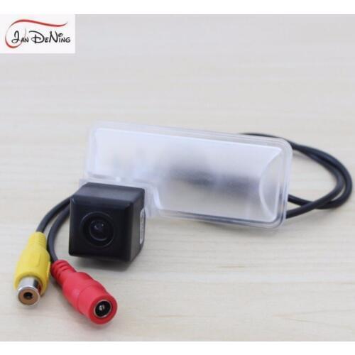 JanDeNing Car Rear View Parking/Backup Reverse Camera/Waterproof License Plate Light OEM For Subaru XV/VX Crosstrek 2013-2015