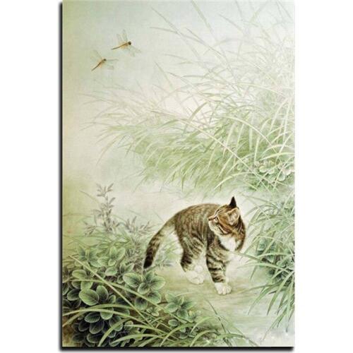 Peter ren Round Diamond Painting Cros stitch kit Crafts DIY Diamond mosaic 5D icon full Embroidery with diamonds dragonflys cat