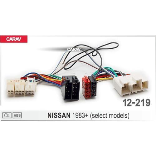 CARAV 12-219 ISO Radio Adapter for NISSAN 1983+ (select models) Wiring Harness Connector Lead Loom Cable Plug