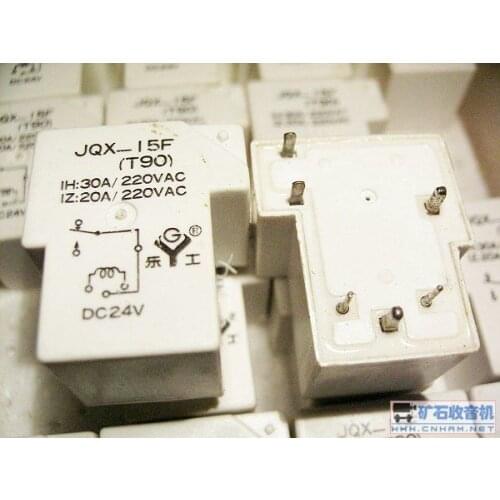 Relays JQX-15F(T90) 24VDC T90-1C-6P